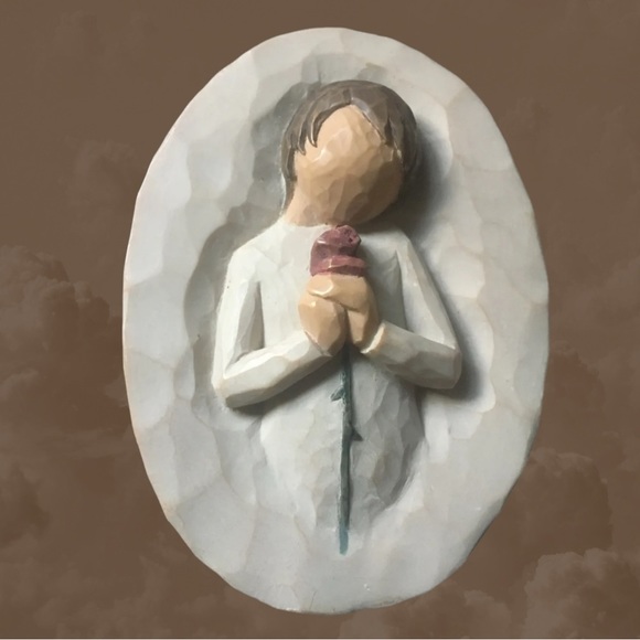 Vintage Willow Tree Loving Angel Keepsake Box ~ "Love, pure and simple" - Picture 2 of 7